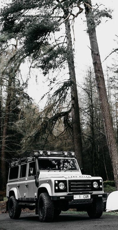 land rover defender, land rover, car, suv, white, mobile wallpaper, android wallpaper, iPhone wallpaper, phone wallpaper