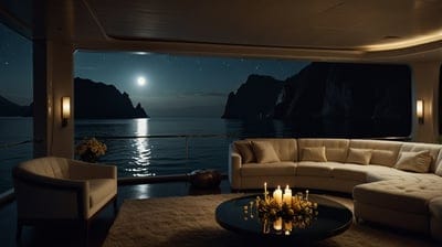 Cool,Dark,Sea View,Night,Moon,Sea
