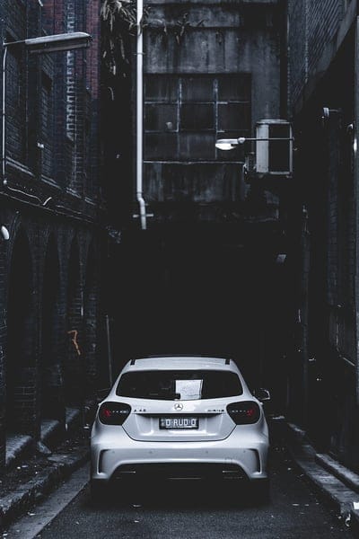 Merc Alley, a45, alley, amg, car, city, merc, mercedes, moody, street, urban, mobile wallpaper, android wallpaper, iPhone wallpaper, phone wallpaper