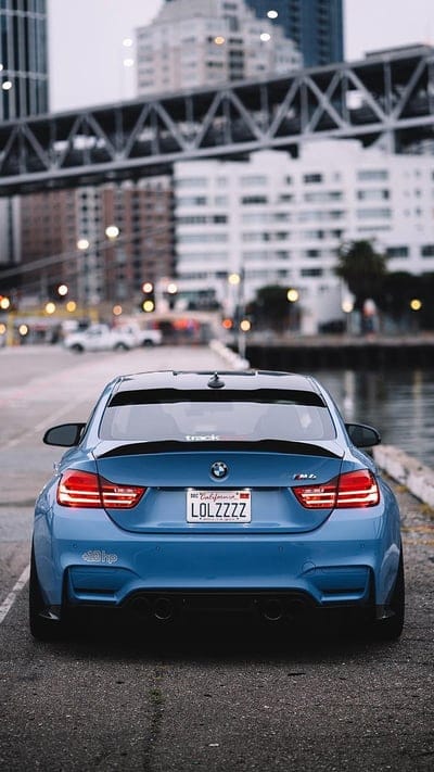 BMW M4, bmw, car, coupe, f82, m4, rear, tuning, vehicle, mobile wallpaper, android wallpaper, iPhone wallpaper, phone wallpaper