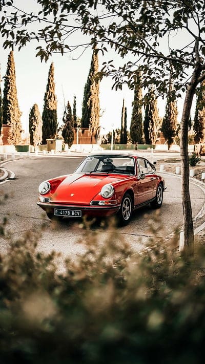 Porsche Classic, carrera, car, supercar, sports, america, old, red, mobile wallpaper, android wallpaper, iPhone wallpaper, phone wallpaper