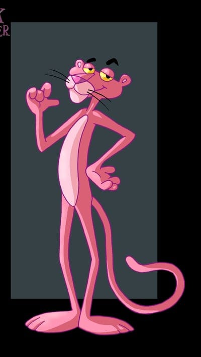 The Pink Panther, cartoon, classic, retro, vintage