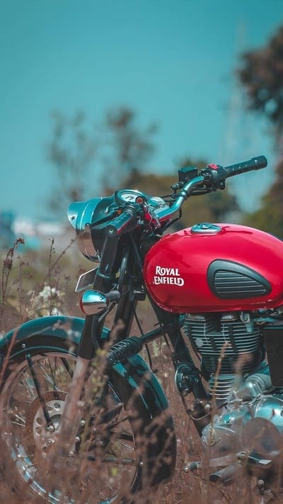 Bullet Gadi Ke, Redditch Red, bullet wale, bike, royal enfield, mobile wallpaper, android wallpaper, iPhone wallpaper, phone wallpaper