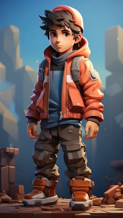 guy,cap,jacket,stones,art