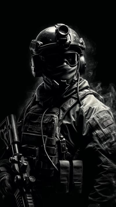 military,soldier,weapon,mask,dark