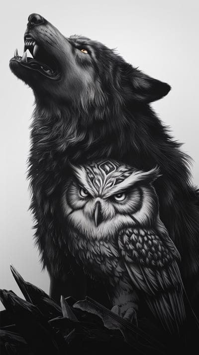Cool,Black,Wolf,Animal,Aesthetic,Gangster