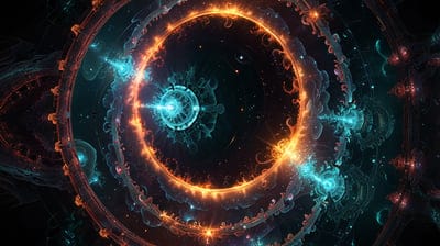 Space,Portal,Orange,Galaxy,Cosmos,Universe,Art,Wallpaper,Ai Art,Ai Wallpaper,Desktop Wallpaper,Artwork
