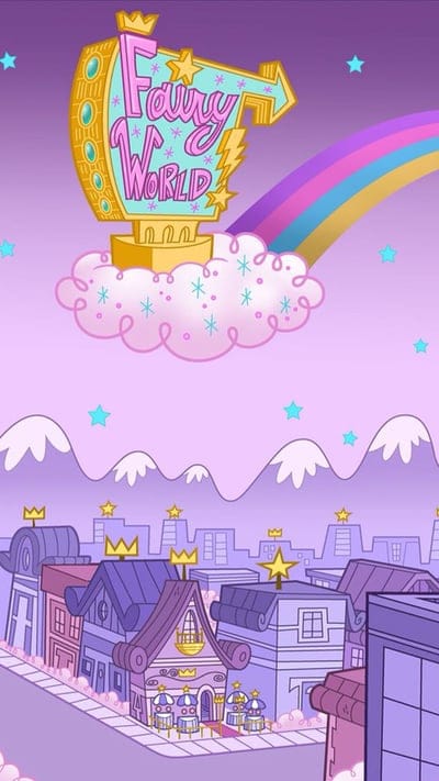 Fairy world,cartoon,background,cosmo,wanda,nick,fairly odd parents