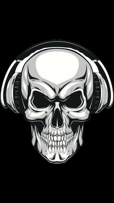 DjSkull,amoled,black,dj,skeleton,skull,super amoled,tattoo, white