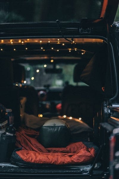 car, trunk, garland, camping, mobile wallpaper, android wallpaper, iPhone wallpaper, phone wallpaper