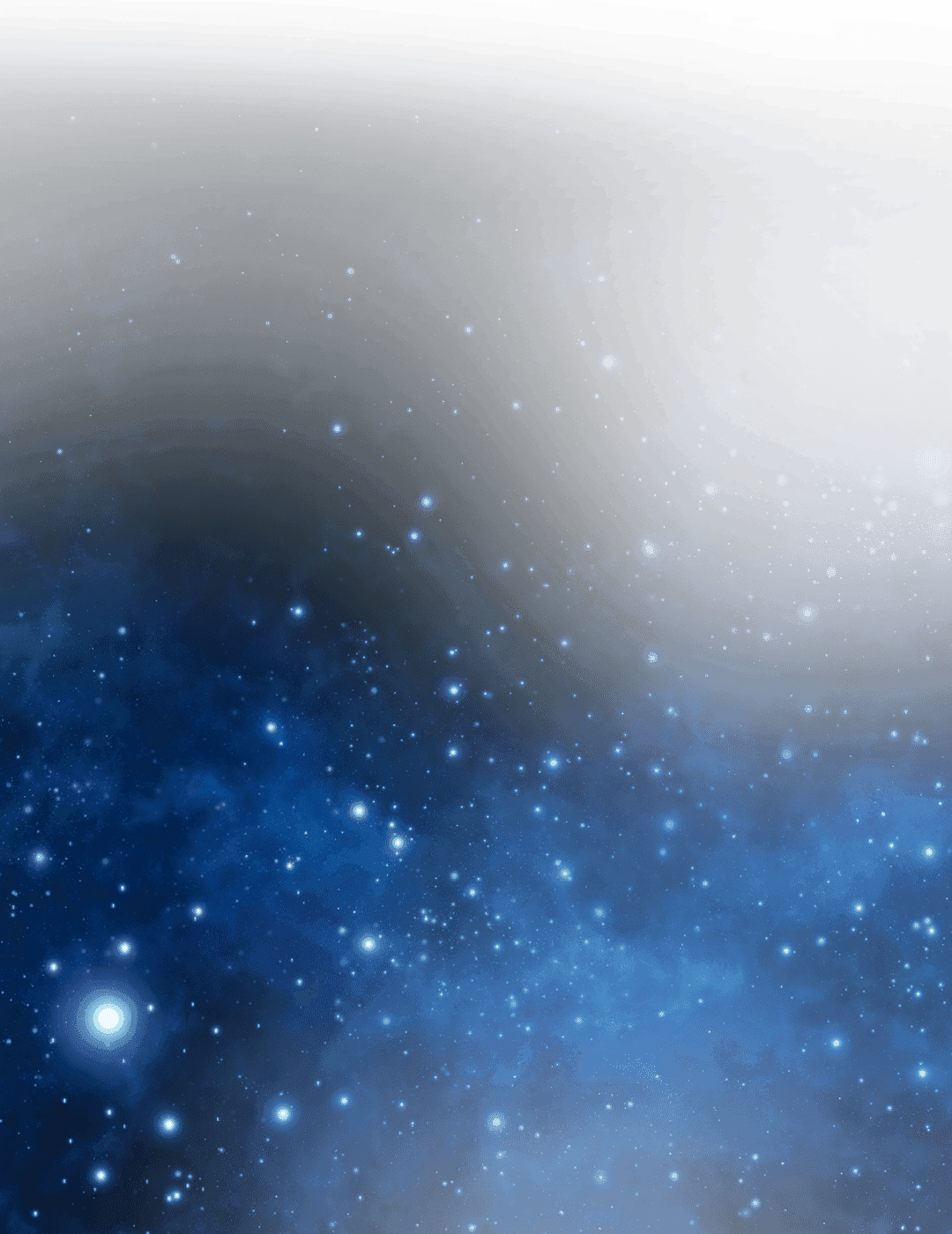 Blue star galaxy texture featuring glowing celestial points against a dark navy and black nebula background.