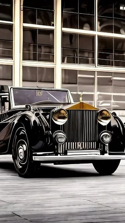 Rolls Royce Car, Vintage Model, royal car, mobile wallpaper, android wallpaper, iPhone wallpaper, phone wallpaper