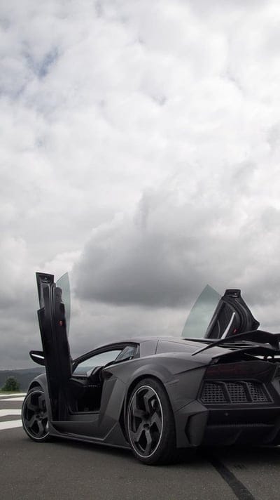 Aventador, auto, black, car, lamborghini, mobile wallpaper, android wallpaper, iPhone wallpaper, phone wallpaper