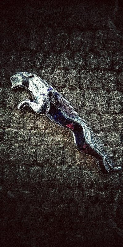 black jaguar, car, carros, jaguar logo, letter, logo, rings, super car, super car logo, mobile wallpaper, android wallpaper, iPhone wallpaper, phone wallpaper