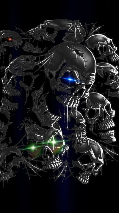 Skulls,dark