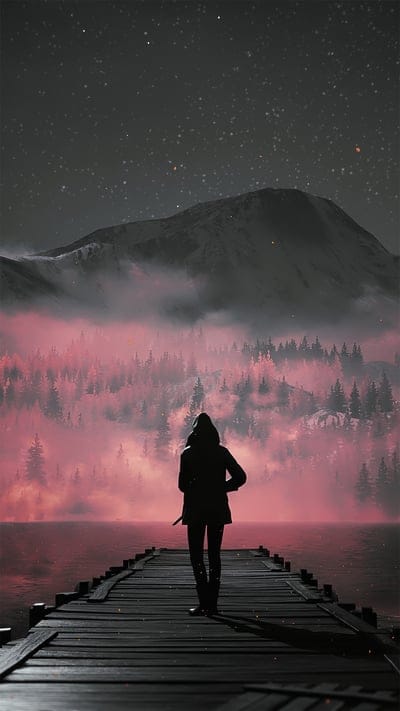 boy,mountains