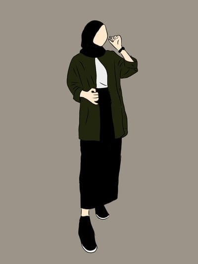facelesshijabinblackwestern,facelesshijabiinblack,facelesshijabiinwestern,facelesshijabi,girly