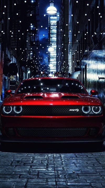 Dodege Challenger, car, carros, dodge, muscle, newyear19, red, esports, srt, mobile wallpaper, android wallpaper, iPhone wallpaper, phone wallpaper