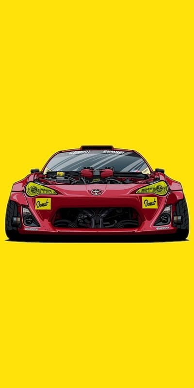 Car art gt86, carros, drift, corvette, speed, gt86, ae86, toyota, ferrari, stance, rocketbunny, mobile wallpaper, android wallpaper, iPhone wallpaper, phone wallpaper