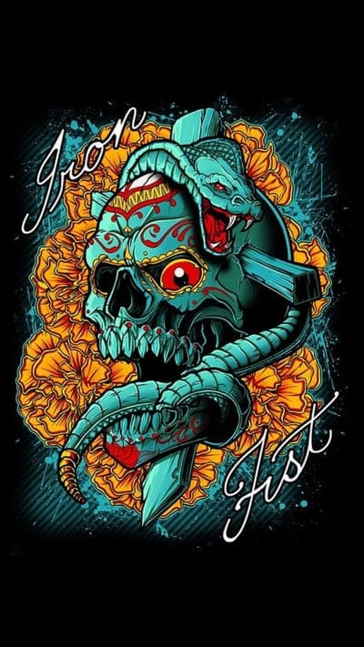 cobra skull,snake
