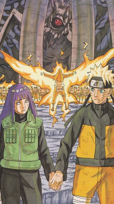 naruto,hinata,anime,character,fire,magic,monster,guy,girl,couple,art