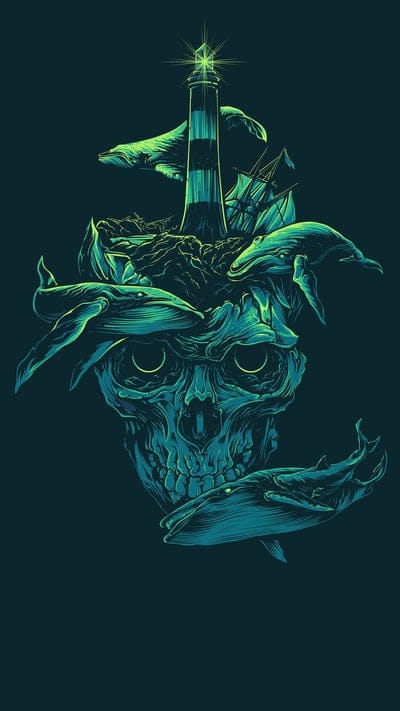 Green Skull,viking,hipster,wolf,warrior,vikings,alien, transformer