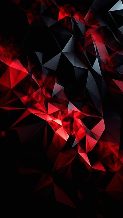 crystal,faces,surface,red,black