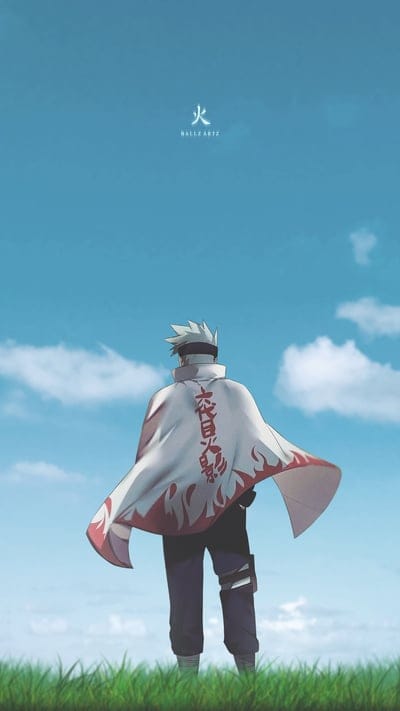 kakashi hatake,character,anime,naruto,cloak,art