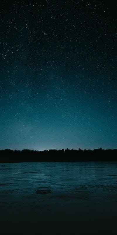 Night, stars, lake, serene, dark, peaceful, tranquil, outdoor, nature, landscape, celestial, reflection, beautiful, calm, sky, water, quiet, atmospheric, clear night, vast