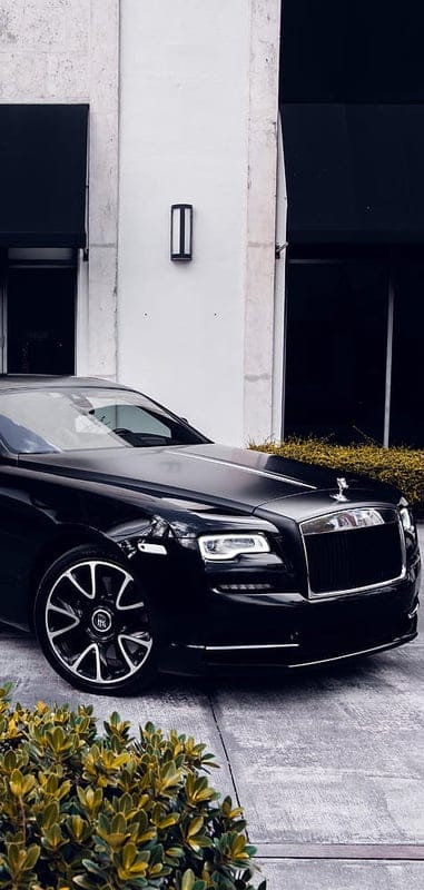 jaguar, car, black, bumper, headlights, alloy wheels, side view, mobile wallpaper, android wallpaper, iPhone wallpaper, phone wallpaper