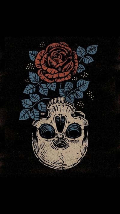 Skull,black