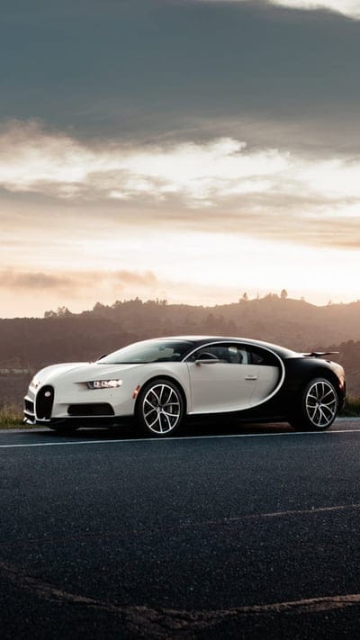 Morning cruise, bugatti, chiron, sunrise, car, hypercar, supercar, sports, new, mobile wallpaper, android wallpaper, iPhone wallpaper, phone wallpaper