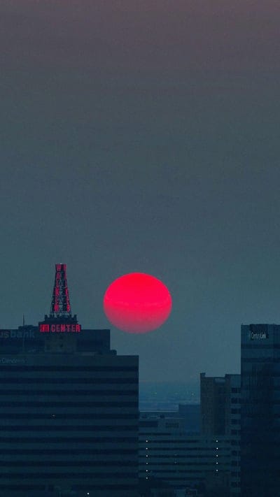 moon,city