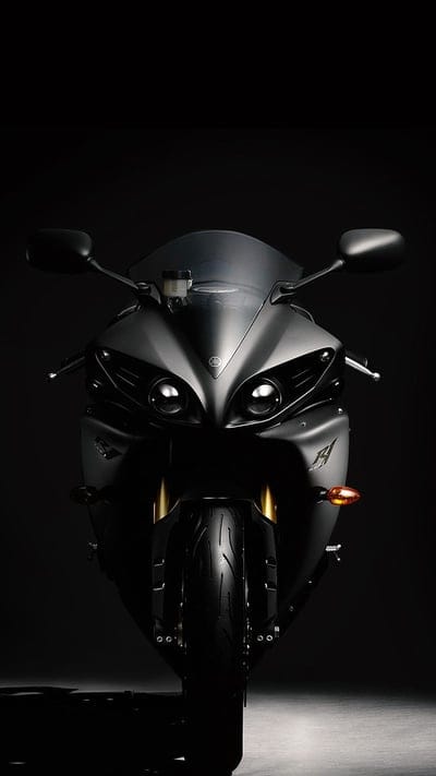 Black r1 bike, grace, heavy bike, mobile wallpaper, android wallpaper, iPhone wallpaper, phone wallpaper