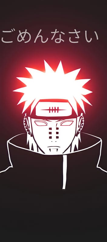 nagato,naruto,anime,akatsuki,inscription