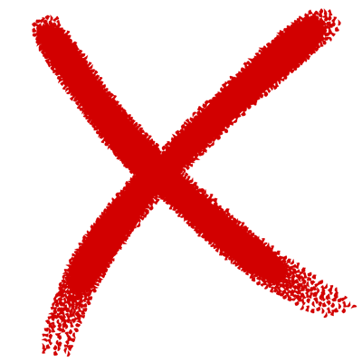 Forkert svar, Annuller symbol, fejlikon, Røde Kors, forkert mærke, afvist tegn, advarselsalarm, nægtet symbol, fed x grafisk, forsigtighedsindikator, digitalt fejltegn, rødt alarmsymbol, stopmærke, fareikon, symbol på afvisning, krydset mark, rød indikator, negativ 