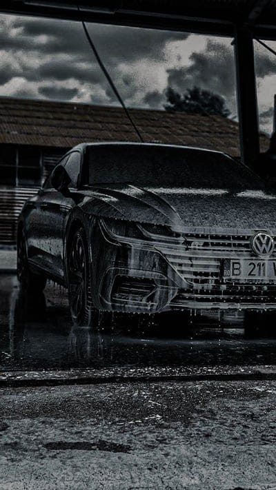 Volkswagen Arteon, aestethic, black, car, edit, romania, tunning, washing, wasing, mobile wallpaper, android wallpaper, iPhone wallpaper, phone wallpaper