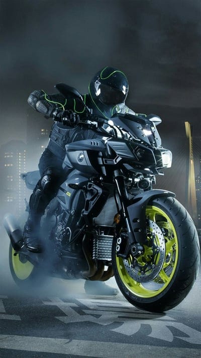 motorcycle,bike,biker,road,smoke,city,night