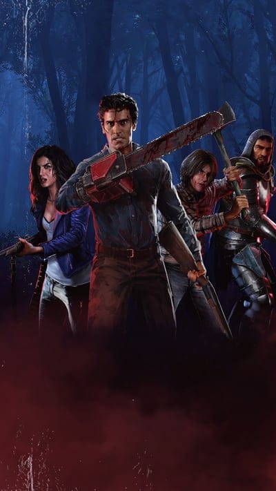Evil Dead, Ash Williams, Horror, Survival, Chainsaw, Shotgun, Gaming, Cult Classic, Bruce Campbell, Deadites, Demon, Dark Forest, Gruesome, Action, Scary, Groovy, Character Ensemble, Fan Art, Pop Culture, Spooky