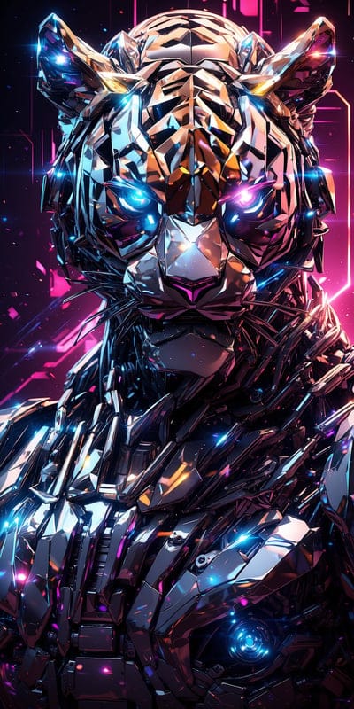 Lion,Robot,COOL,Metallic