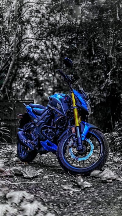 Honda Hornet 2dot0, bike, bikeporn, blue, love, motorcycle, snapseed, mobile wallpaper, android wallpaper, iPhone wallpaper, phone wallpaper