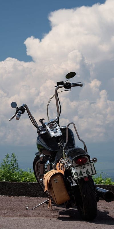motorcycle, bike, black, road, clouds, moto, mobile wallpaper, android wallpaper, iPhone wallpaper, phone wallpaper
