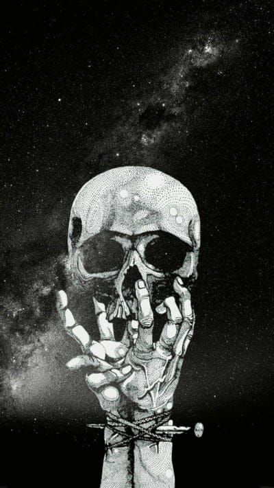 Torn, background, black,cool,dark,hands,skeleton,skull, space