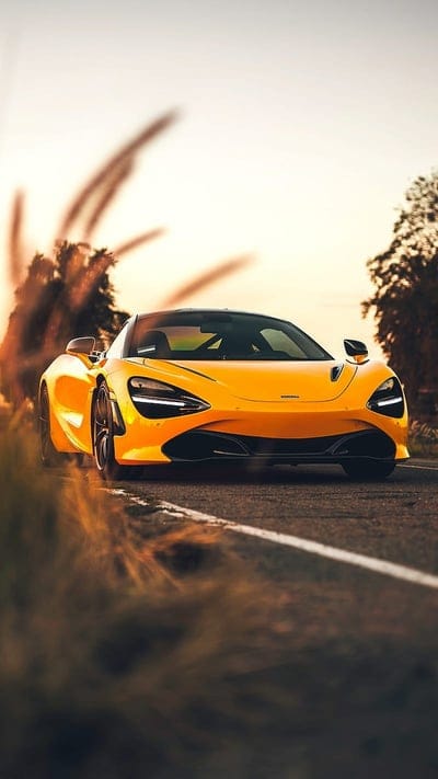 McLaren 720S, car, new, orange, esports, sunset, supercar, mobile wallpaper, android wallpaper, iPhone wallpaper, phone wallpaper