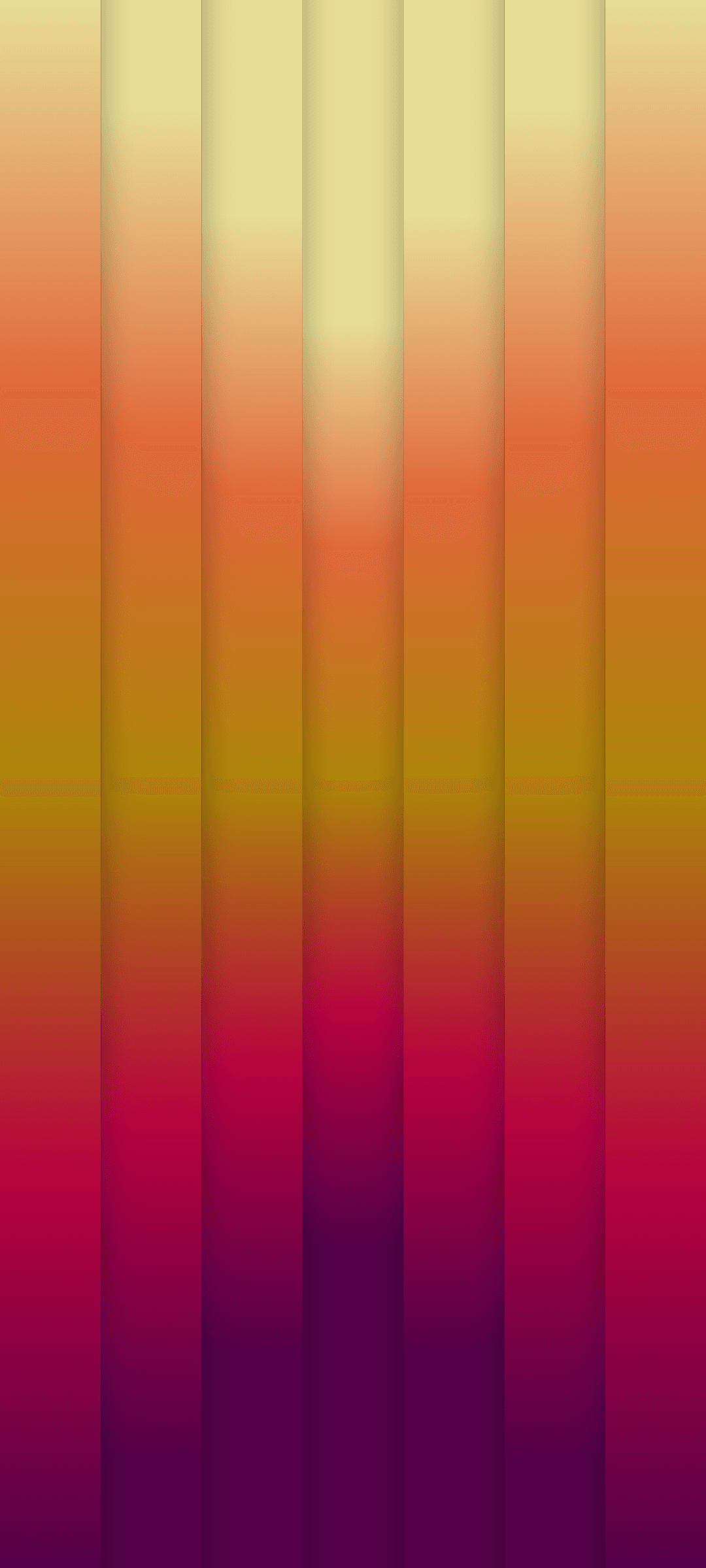 Vertical linear stripes transitioning from bright yellow and orange down to dark red and purple gradients.