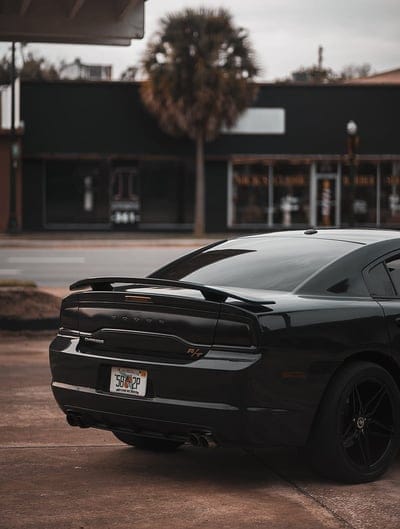 dodge charger, car, rear view, black, mobile wallpaper, android wallpaper, iPhone wallpaper, phone wallpaper