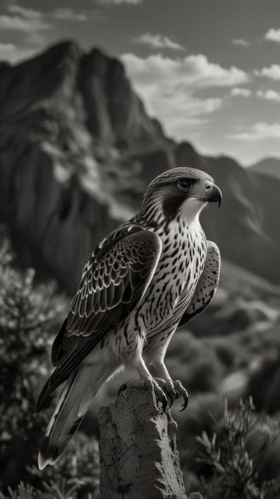 Tree,Branch,Mountains,Falcon,Tattoo,Tattoo Wallpaper,Wallpaper,AI Art,Ai Wallpaper,Desktop Wallpaper,Artwork,Black,White,Black and White,Aesthetic