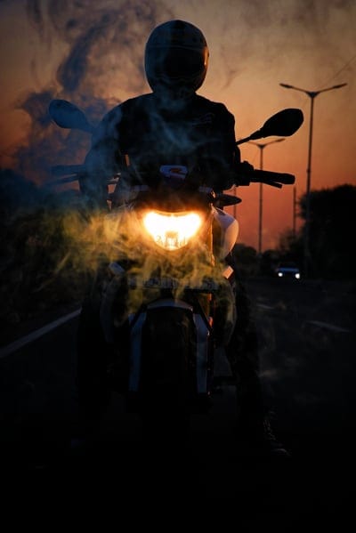 bmw,bike,smoke,motorcycle,dark