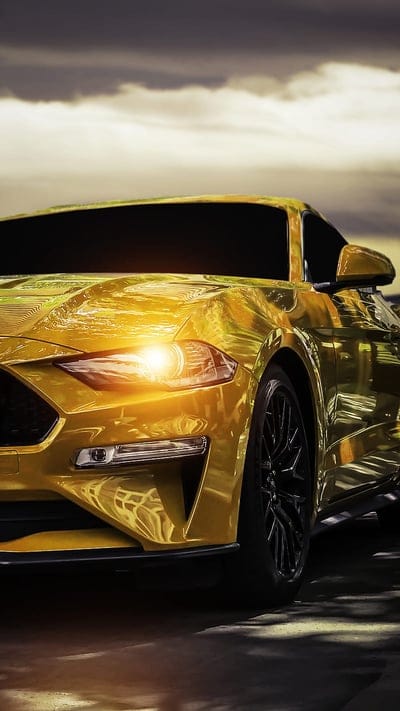 MU Yellow Car, carros, vehicles, mobile wallpaper, android wallpaper, iPhone wallpaper, phone wallpaper