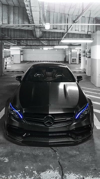 Blue eyed Merc, mercedes, amg, black, car, supercar, sports, america, new, stealth, mobile wallpaper, android wallpaper, iPhone wallpaper, phone wallpaper